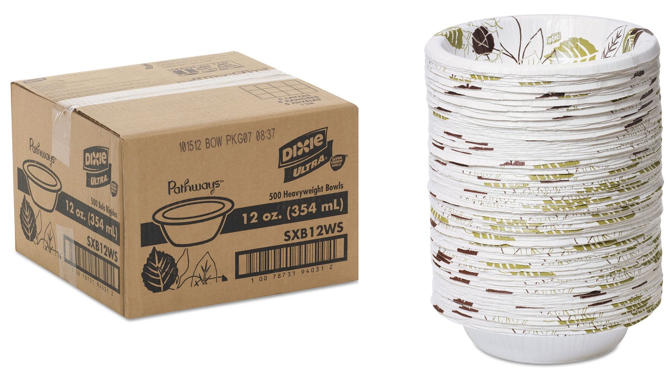 DIXIE ULTRA PAPER BOWLS, HEAVYWEIGHT, 12 OZ. (500 CT.)